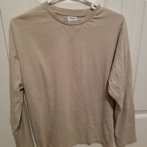 Gymshark restore long sleeve t shirt tan